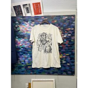 Junk Mail Where The Wild Things Are Graphic T-Shirt Mens Cream Off-White Tee